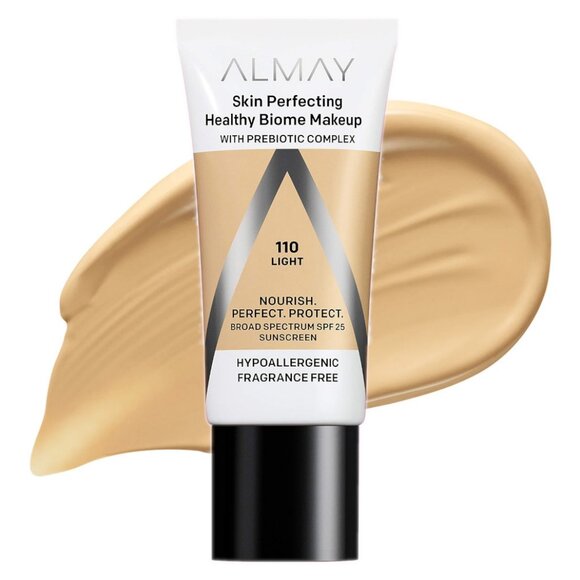 Almay Skin Perfecting Healthy Biome Makeup – Shade 110 Light (SPF 25), New, seal - Picture 1 of 4